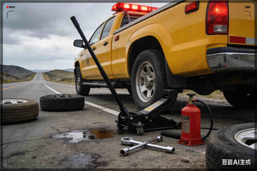 杂多爆胎道路救援-汽车换轮胎