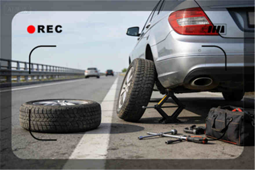 杂多高速公路爆胎-汽车换轮胎