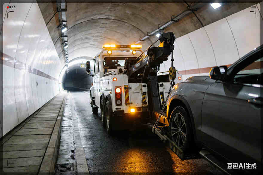 杂多道路救援汽车换轮胎